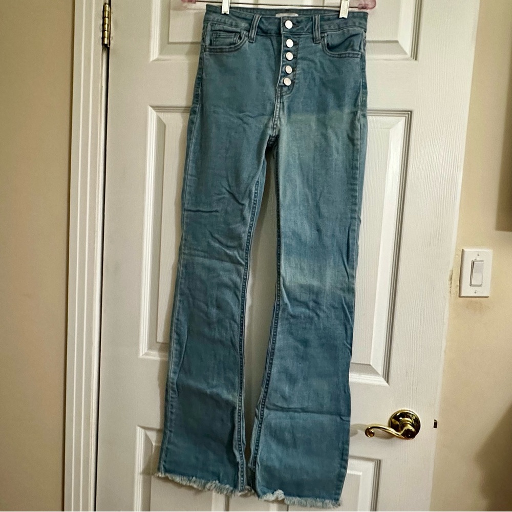 Cello Light Blue Flare Jeans
